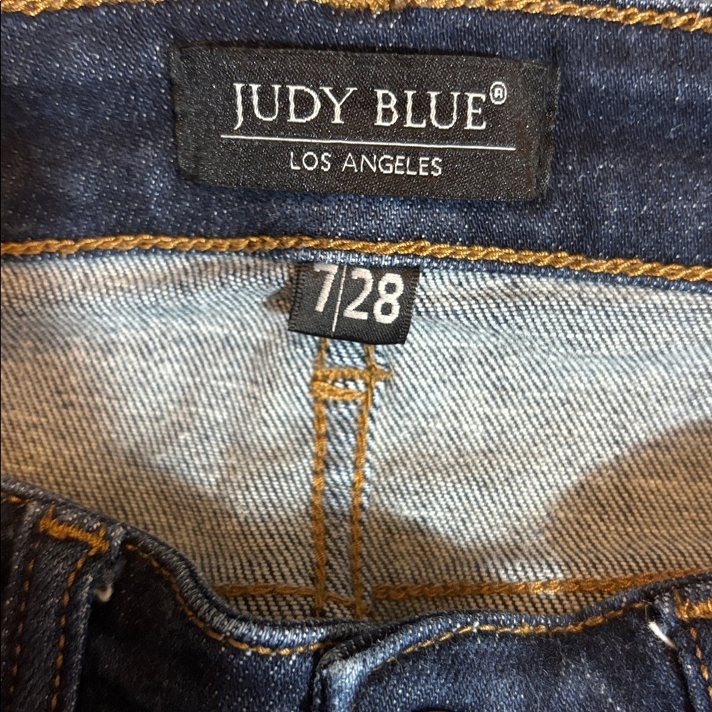 JUDY BLUE | denim blue jeans skinny fit 7/28 7 28 - Picture 3 of 6